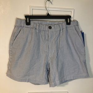 Chubbies Womens Shorts Blue Stripped XL NWT.